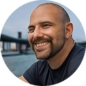 D. Rodriguez, Navy Blue yacht trip guest at Gerakas in the Cyclades