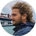 Nick, Navy Blue boat trip guest at Gerontas in Milos