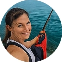 Anna Stevenson, Navy Blue boat tour guest at Gerontas in Milos