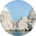 John St., Navy Blue yacht cruise guest in the Cyclades