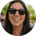 Jessica Alvares, Navy Blue yacht cruise guest at Kleftiko in Milos