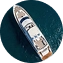 Hana, Navy Blue sea transfer guest travelling through the Cyclades