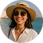 Aria Lin, Navy Blue Raptor private cruise guest in Milos