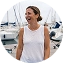 Hannah Wexler, Navy Blue direct sea transfer guest from Milos to Athens