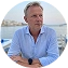 Henrik Dahl, Navy Blue direct sea transfer guest from Milos to Paros