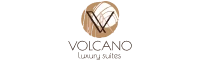 Volcano Luxury Suites logo – Navy Blue accommodation partner