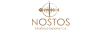 Nostos Seafood Experience logo – Navy Blue restaurant partner